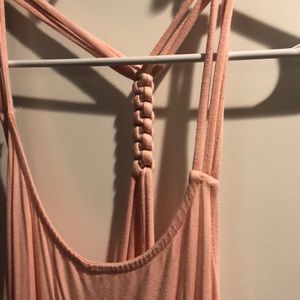 Pink ombré maxi dress